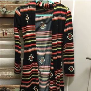 Mimi Aztec duster cardigan
